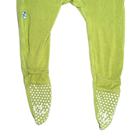 Kickee Pants Bright Green Bamboo Sleeper - Picture 5 of 5